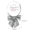 INSPIRE CHIC Women's Adjustable Solid Pre-Tied Bow Tie - 2 of 4