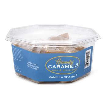 Heavenly Caramels Soft & Delicious Vanilla Sea Salt Caramels Tub - 19.2oz