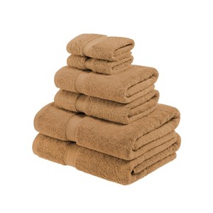 Luxury Cotton Heavyweight Ultra-Plush 6 Piece Towel Set by Blue Nile Mills - 1 of 4
