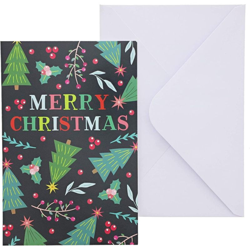 Paper Junkie 48 Pack Merry Christmas Greeting Cards with Envelopes, Feliz Navidad (4 x 6 in), 3 of 7
