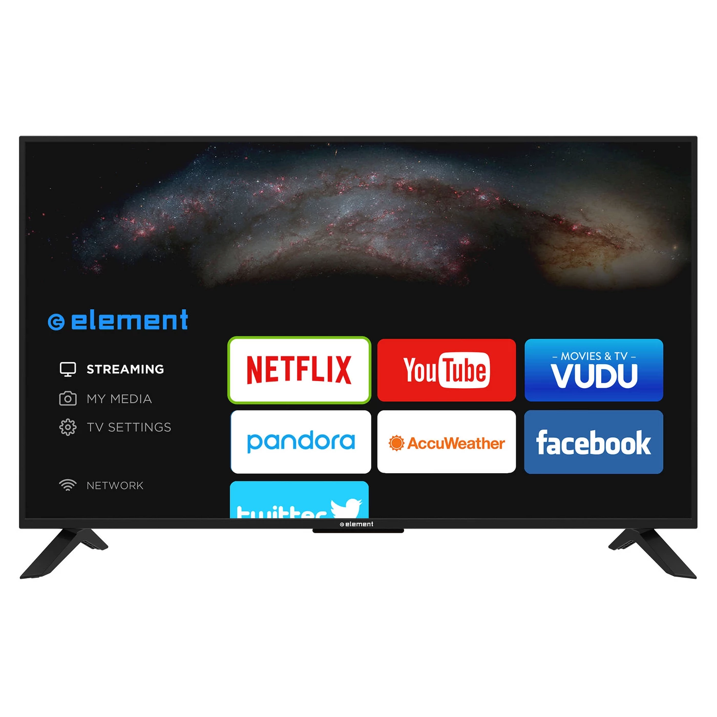 Element 40" 1080p 60Hz Smart LED HD TV - Black (ELST4017) - image 1 of 8