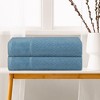 Unique Bargains Cotton Solid Highly Absorbent Bath Towels 2 Pcs - 3 of 4