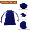 Unique Bargains Velvet Reusable Soft Jewelry Headphone Candy Drawstring Gift Bags 20 Pcs - 4 of 4