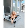 Midlee Grey Dog Cot with Canopy Elevated Pet Bed - image 4 of 4