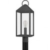 Quoizel Lighting Thorpe 1 - Light Post Light in  Mottled Black - 2 of 4