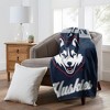Sweet Home Collection NCAA UConn Huskies 46" x 60" Raschel Throw Blanket - 2 of 4