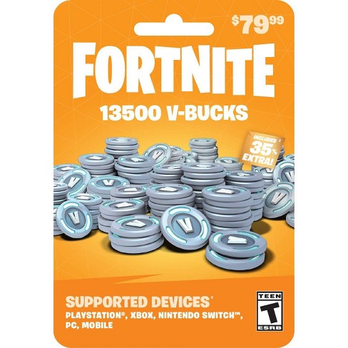 Gift Gold Fortnite Fortnite 13500 V Bucks Gift Card Target