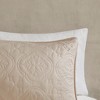 Sapphtopaz Oversized Reversible Queen Comforter Set Medallion Quilting Technique Quilt Set Bedspread 1 Quilt, 2 Pillow Shams, Machine Washable - 2 of 4