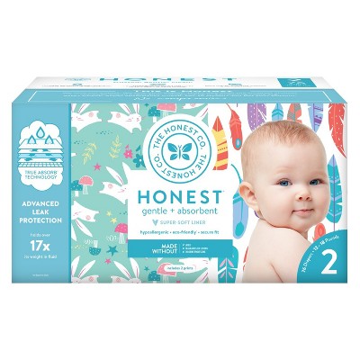 target size 2 diapers weight