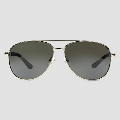 Men's Aviator Driving Sunglasses - Foster Grant Silver