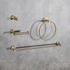 Elegant Lighting Freya 4-Piece Bathroom Hardware Set in Brushed Gold - 3 of 4