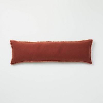 Brick red throw pillows best sale