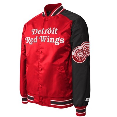 STARTER Mens Detroit Red Wings Varsity Jacket