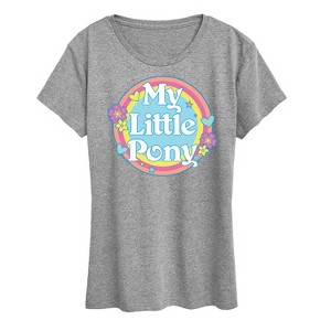 Women's - My Little Pony - Retro Rainbow Badge Short Sleeve Graphic T-Shirt - 1 of 4