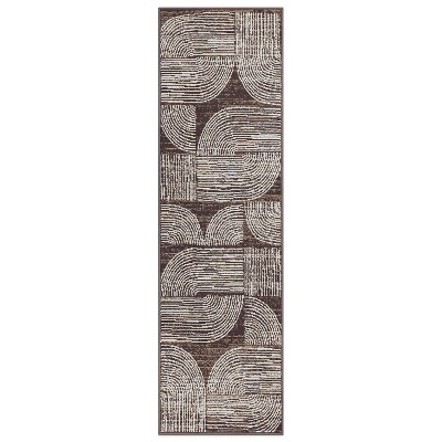 World Rug Gallery Geometric Arch Area Rug