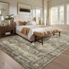 Machine Washable Vintage Large Area Rug Distressed Indoor Floor Carpet Non Slip Non Shedding Thin Foldable Printed Floor Cover - 4 of 4