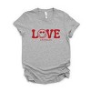 S.W.Smiley Love Smile - Women's Short Sleeve Graphic T-Shirt - 3 of 4