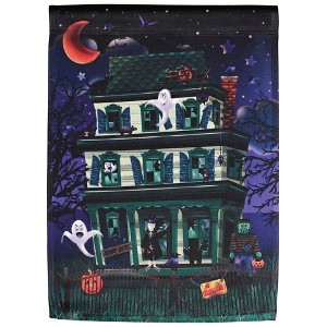 Dicksons Magnolia Garden Outdoor Flag Decoration For Garden, Yard, Or Walkway Standard 13 x 18, Weather Resistant Polyester, Haunted House - 1 of 1