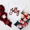 Simply Sage Market Women's Jolly Plaid Short Sleeve Graphic Tee - 3 of 4