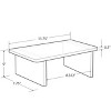 Azar Displays Clear Acrylic 11.75"W x 7.75"D x 5"H 1/2" Thick Deluxe Riser w/Bumpers - 4 of 4