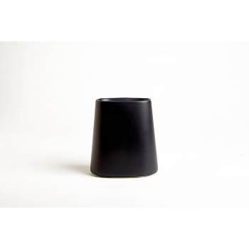 Crater Toothbrush Holder Black - Moda at Home