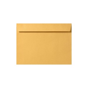 LUX 10 x 15 Booklet Envelopes 50/Pack 28lb. Brown Kraft (11173-50) - 1 of 1