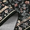 homfan Washable Runner Rug for Hallway Floral Print Kitchen Runner with Non-Slip Backing, Non-Shedding Low Pile Accent Rug - 2 of 4