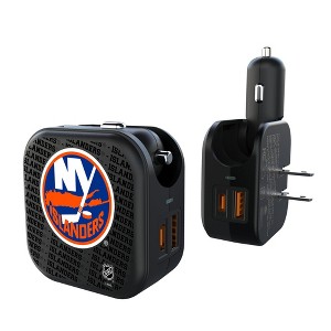 NHL Eastern Conference Teams Text Backdrop 18-Watt 2 in 1 USB A/C Charger - 1 of 3