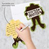 Big Dot of Happiness Sasquatch Crossing - Shaped Fill-In Invitations - Bigfoot Party or Birthday Party Invitation Cards with Envelopes - Set of 12 - 2 of 4