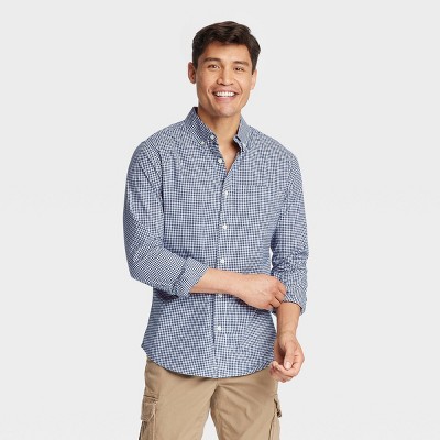 Big Size Regular Fit Casual Check Shirt for Men (Medium) Blue : :  Clothing & Accessories