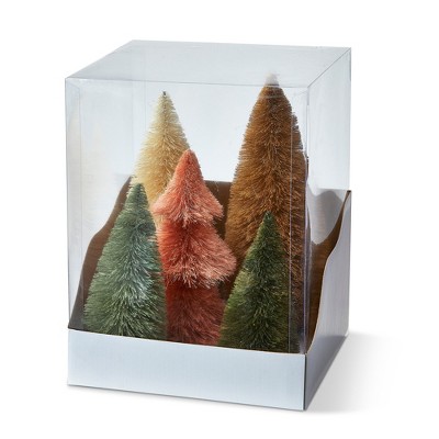 tagltd Brushwood Set Of 5 Mixed Sisal Trees