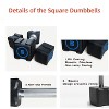 Acekool Cast Iron Dumbbells, 5.5–55lb Options, PU Coated, Anti-Slip Grip, Odorless Square Head, Fixed Dumbbell Set for Strength Training - 3 of 4