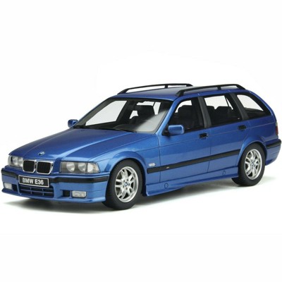 BMW E36 Touring 328I M Pack Estoril Blue Metallic Limited Edition to 3000 pieces Worldwide 1/18 Model Car by Otto Mobile