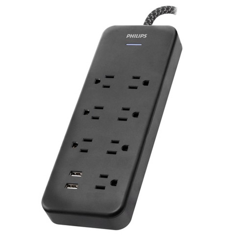 Ge 4 Outlet Surge Protector Power Strip With 2 Usb Ports : Target