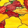 Autumn Tiffany Window Panel 32" Stained Vertical Glass Indoor Decor by Chloe Lighting - 4 of 4