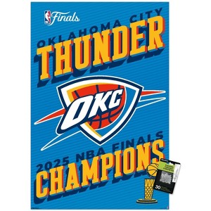 Trends International NBA Oklahoma City Thunder - 2025 NBA Finals Team Logo Unframed Wall Poster Prints - 1 of 4