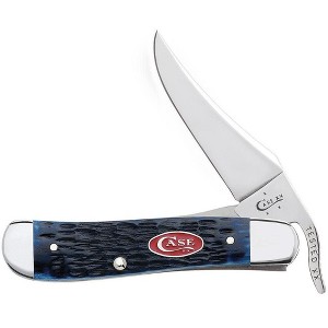 Case XX Rogers Jig Navy Blue Bone RussLock Pocket Knife - 1 of 4