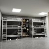 KTMBDW Heavy Duty Triple Bunk Bed, Twin-Size Metal Bunkbeds with Ladder, Family-Friendly for All Ages, No Box Spring Needed, Easy Assembly, White - 4 of 4