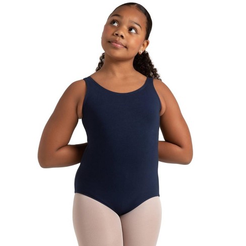 Capezio Navy Blue Classics High-Neck Tank Leotard - Girls Small