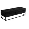 NicBex Modern 58.6" Velvet Storage Bench with Metal Base for Bedroom and Living Room - 3 of 4