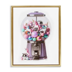 Stupell Industries Unicorn Gumball Machine, 31" x 25" - 1 of 4
