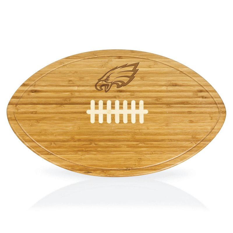 Picnic Time NFL Team Kickoff Bamboo Cutting Board Serving Tray, 1 of 5