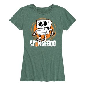 Women's - SpongeBob SquarePants - Spongeboo Short Sleeve Graphic T-Shirt - 1 of 4