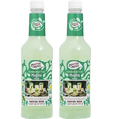 Master of Mixes Mojito Drink Mix - Ready to Use - 1 Liter Bottle (33.8 Fl Oz) - Mixer Perfect for Bartenders and Mixologists