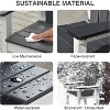 BI&SEA outdoor high Adirondack chair,terrace bar high back stool,400 pounds,widened armrests,garden all-weather outdoor balcony chair - 4 of 4