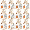 Big Dot of Happiness Happy Thanksgiving - Square Favor Gift Boxes - Fall Harvest Party Bow Boxes - Set of 12 - 3 of 4