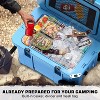 Hooure 26 in. Cooler with Wheels, Ice Chests Portable Camping Cooler Holds Ice up to 6 Days, Leak-Proof Outdoor Insulated Cooler with Handle - 3 of 4