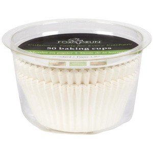 Fox Run Baking Muffin Cups 3 in. W White - 50 pcs - 1 of 1