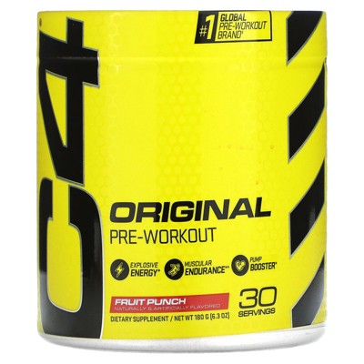 C4 / Cellucor C4 Original, Pre-Workout, Fruit Punch, 6.3 oz (180 g)