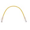 Monoprice Cat6 Ethernet Patch Cable - 1 Feet - Yellow | Network Internet Cord - Snagless RJ45 Stranded 550MHz UTP CMR Riser Rated Pure Bare Copper - 4 of 4